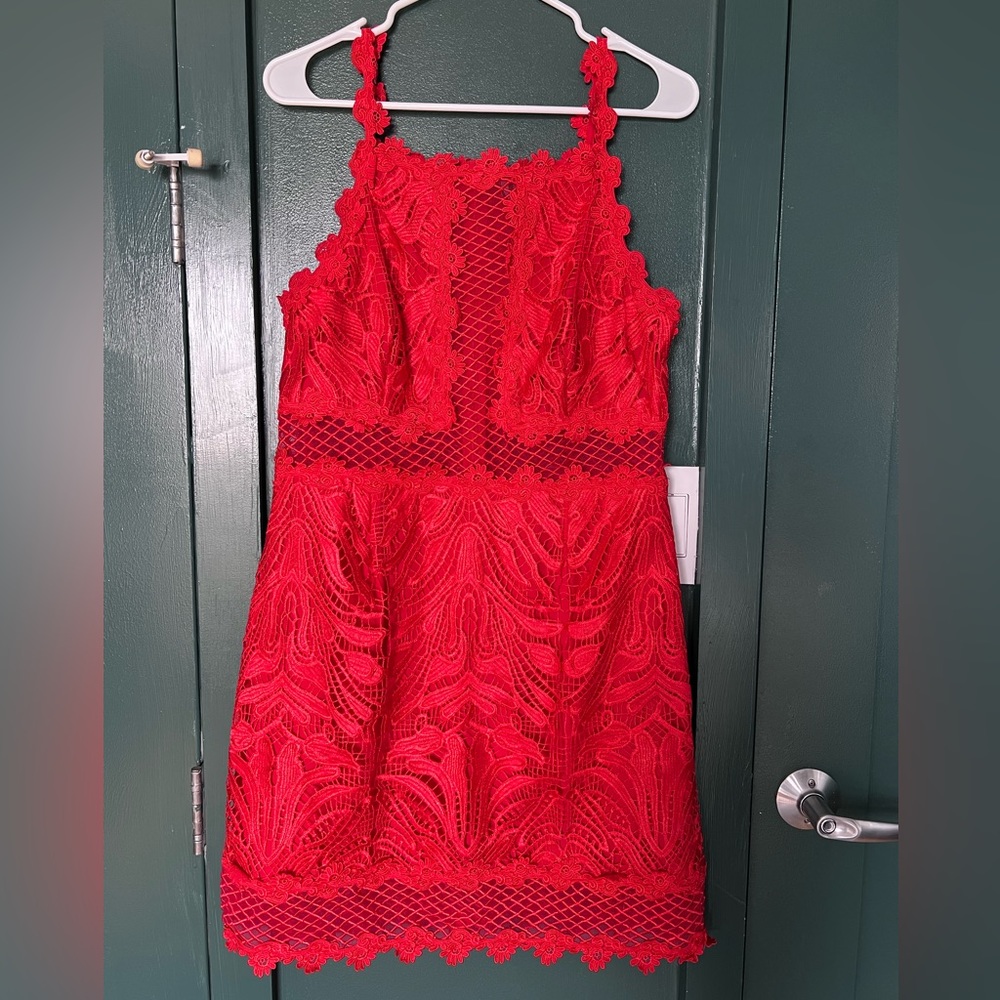 TopShop Red Mini Dress